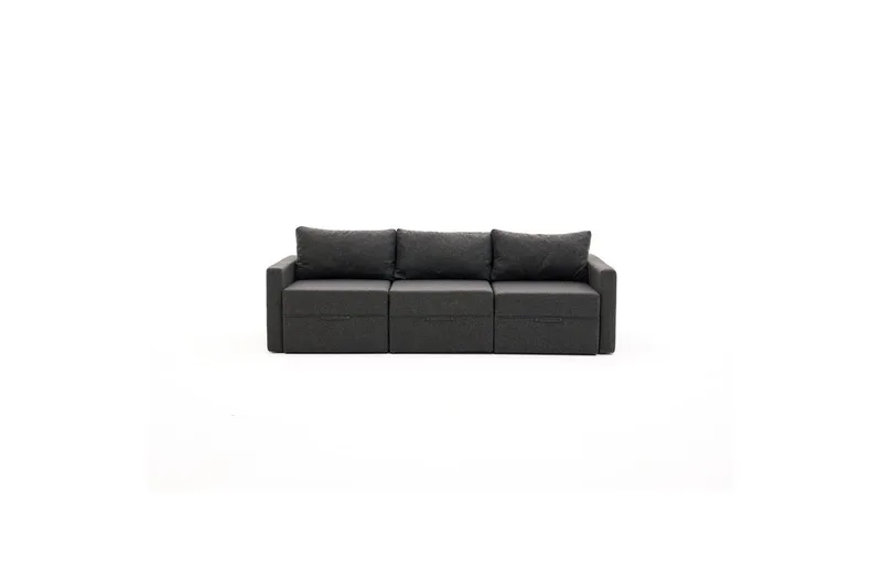 Savra Bäddsoffa 3-sits - Antracit - Möbler - Soffa - Bäddsoffa - Bäddsoffa divan