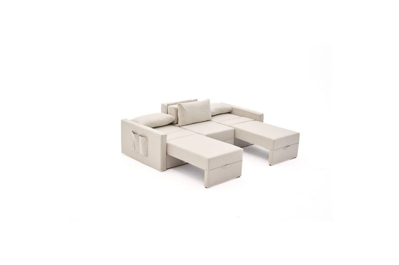 Savra Bäddsoffa 3-sits - Cream - Möbler - Soffa - Bäddsoffa - Bäddsoffa divan