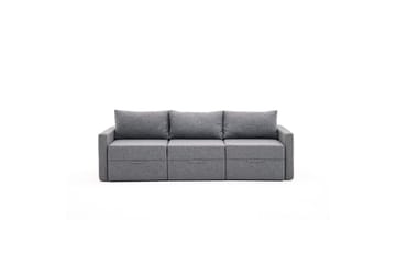 Savra Bäddsoffa 3-sits - Grå - Möbler - Soffa - Bäddsoffa - Bäddsoffa divan