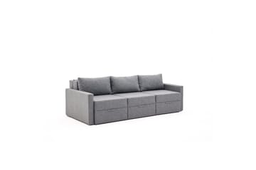 Savra Bäddsoffa 3-sits - Grå - Möbler - Soffa - Bäddsoffa - Bäddsoffa divan