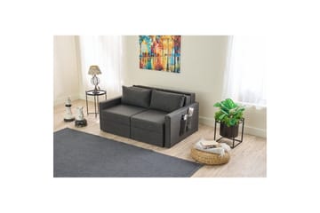 Savra Bäddsoffa med Divan 2-sits - Antracit - Möbler - Soffa - Bäddsoffa - Bäddsoffa divan