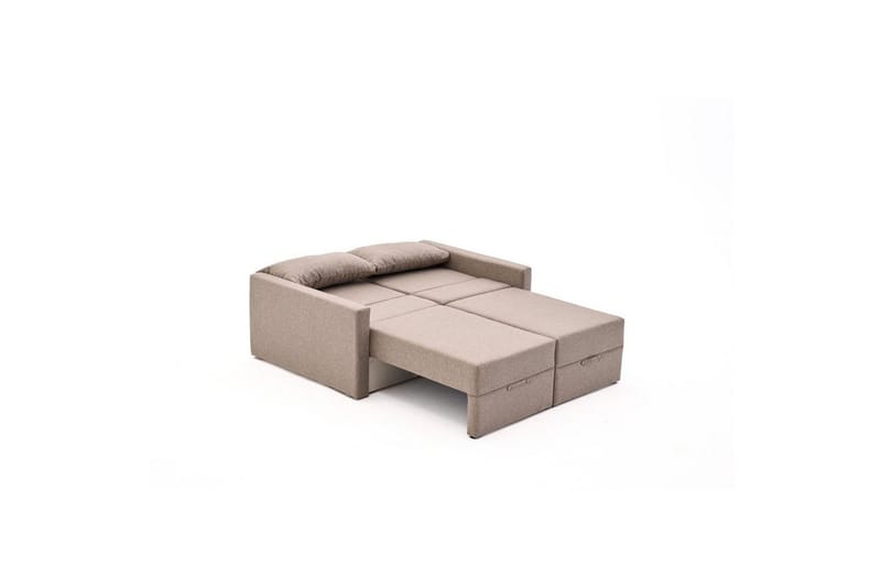 Savra Bäddsoffa med Divan 2-sits - Brun - Möbler - Soffa - Bäddsoffa - 2 sits bäddsoffa