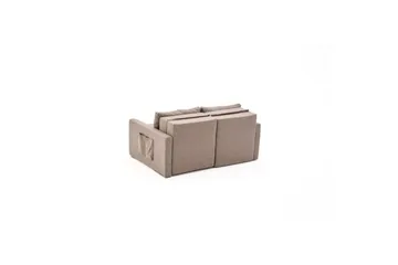 Savra Bäddsoffa med Divan 2-sits - Brun - Möbler - Soffa - Bäddsoffa - 2 sits bäddsoffa