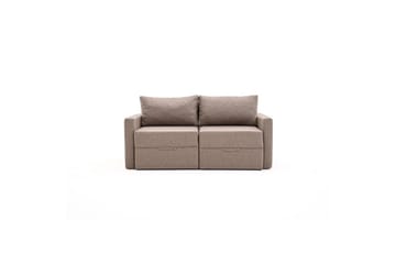 Savra Bäddsoffa med Divan 2-sits - Brun - Möbler - Soffa - Bäddsoffa - Bäddsoffa divan