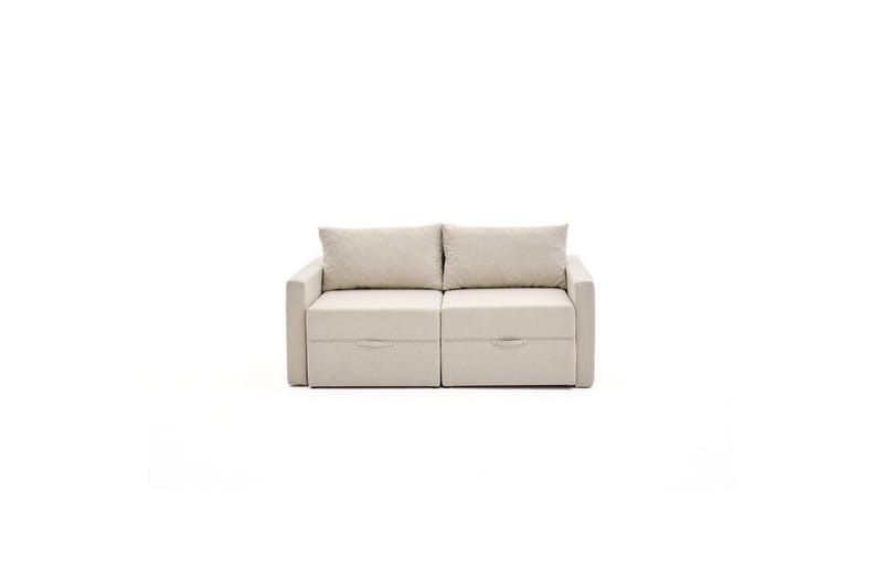 Savra Bäddsoffa med Divan 2-sits - Cream - Möbler - Soffa - Bäddsoffa - 2 sits bäddsoffa
