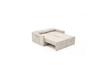Savra Bäddsoffa med Divan 2-sits - Cream - Möbler - Soffa - Bäddsoffa - 2 sits bäddsoffa