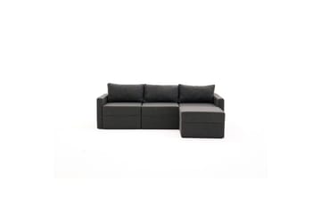 Savra Bäddsoffa med Divan 3-sits - Antracit - Möbler - Soffa - Bäddsoffa - Hörnbäddsoffa