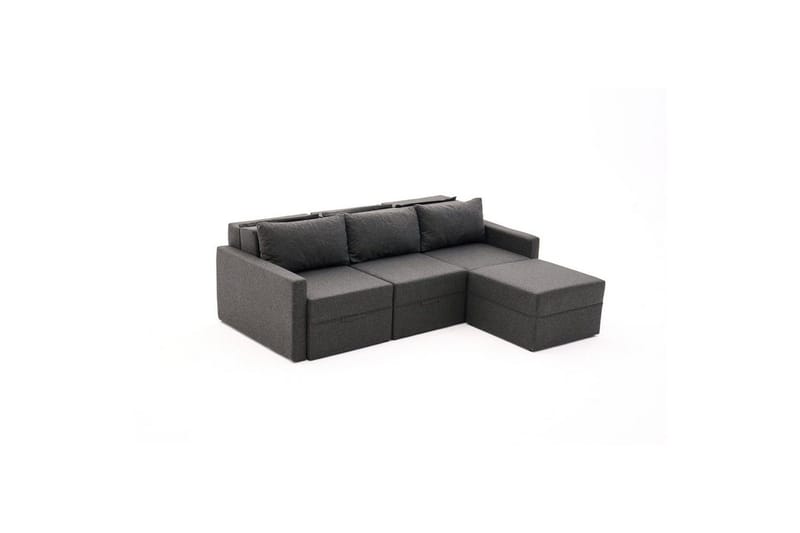 Savra Bäddsoffa med Divan 3-sits - Antracit - Möbler - Soffa - Bäddsoffa - Hörnbäddsoffa