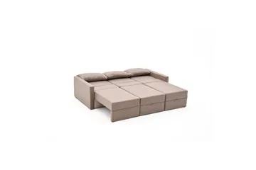 Savra Bäddsoffa med Divan 3-sits - Brun - Möbler - Soffa - Bäddsoffa - Hörnbäddsoffa