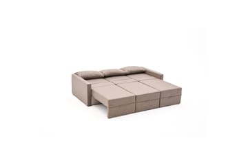 Savra Bäddsoffa med Divan 3-sits - Brun - Möbler - Soffa - Bäddsoffa - Hörnbäddsoffa