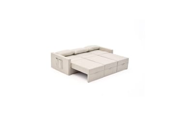 Savra Bäddsoffa med Divan 3-sits - Cream - Möbler - Soffa - Bäddsoffa - Hörnbäddsoffa