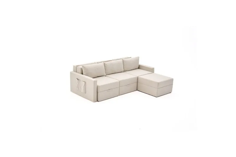 Savra Bäddsoffa med Divan 3-sits, Cream