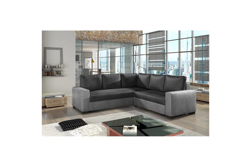 Sektion Eltap Canis 235x235x89 cm, Monolith 97, Monolith 84, Mörkgrå, Ljusgrå