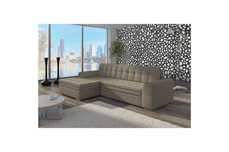 Sektion Eltap Conforti 275x165x78 cm - Berlin 01, Grå, Vänster - Möbler - Soffa - Bäddsoffa - Bäddsoffa divan