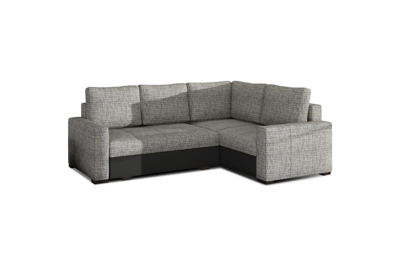 Sektion Eltap Corona 235x162x90 cm - Berlin 01, Soft 11, Grå, Svart, Höger - Möbler - Soffa - Bäddsoffa - Hörnbäddsoffa
