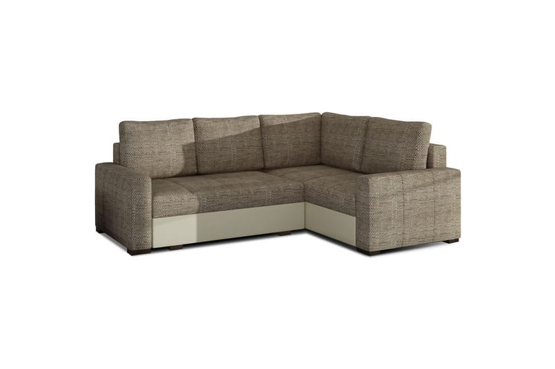 Sektion Eltap Corona 235x162x90 cm - Berlin 03, Soft 33, Beige, Höger - Möbler - Soffa - Bäddsoffa - Hörnbäddsoffa