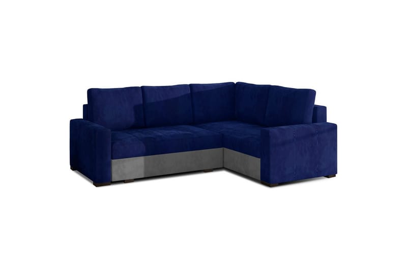Sektion Eltap Corona 235x162x90 cm, Kronos 09, Paros 05, Mörkblå, Ljusgrå, Höger