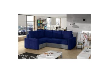 Sektion Eltap Corona 235x162x90 cm - Kronos 09, Paros 05, Mörkblå, Ljusgrå, Vänster - Möbler - Soffa - Bäddsoffa - Hörnbäddsoffa