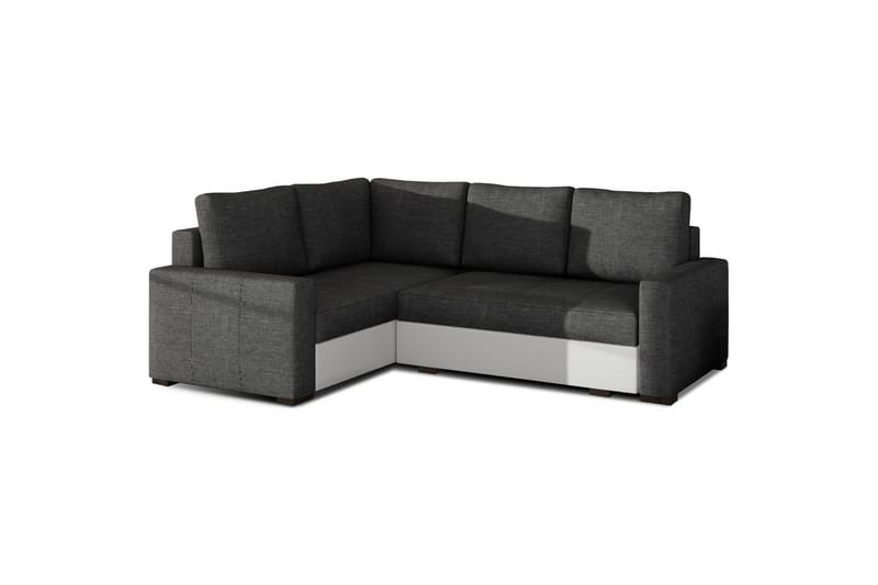 Sektion Eltap Corona 235x162x90 cm - Sawana 05, Soft 17, Grå, Vit, Vänster - Möbler - Soffa - Bäddsoffa - Hörnbäddsoffa