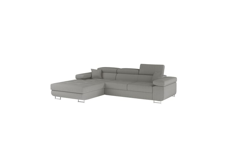 Sektionssoffa Eltap Armando 289x85x203 cm - Jarell 03, Ljusgrå, Vänster - Möbler - Soffa - Bäddsoffa - Bäddsoffa divan