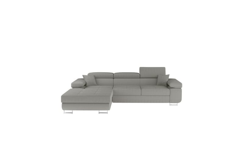 Sektionssoffa Eltap Armando 289x85x203 cm, Jarell 03, Ljusgrå, Vänster