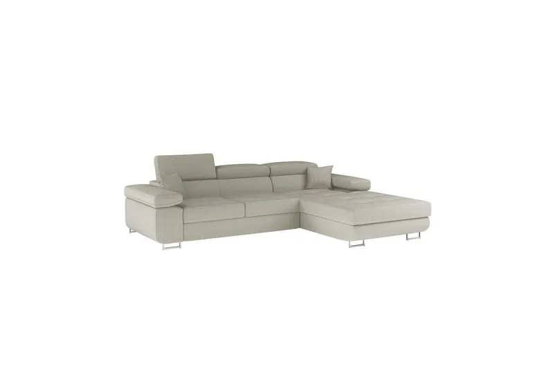 Sektionssoffa Eltap Armando 289x85x203 cm - Jarell 18, Ljusbeige, Höger - Möbler - Soffa - Bäddsoffa - Bäddsoffa divan