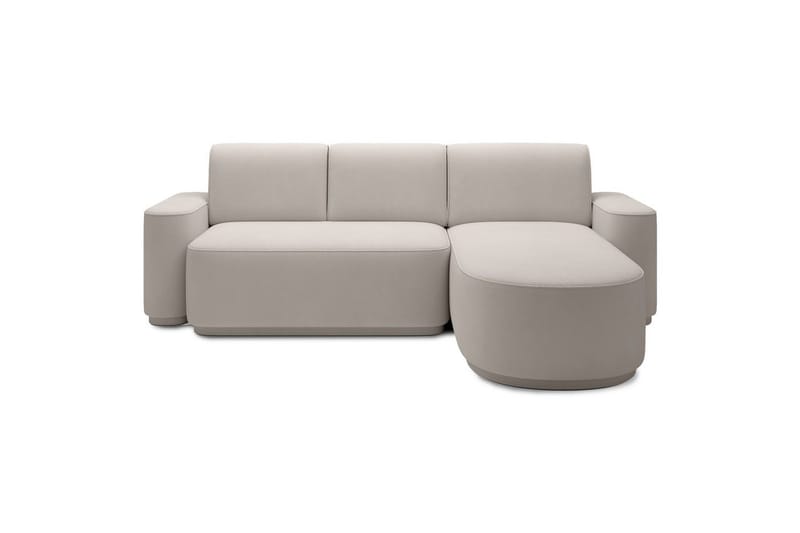 Sektionssoffa Eltap Aurumm 285x92x180 cm, Amore 01, Vit, Höger