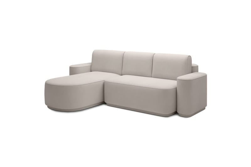 Sektionssoffa Eltap Aurumm 285x92x180 cm - Amore 01, Vit, Vänster - Möbler - Soffa - Bäddsoffa - Bäddsoffa divan