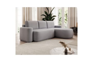 Sektionssoffa Eltap Aurumm 285x92x180 cm - Amore 03, Ljusgrå, Höger - Möbler - Soffa - Bäddsoffa - Bäddsoffa divan