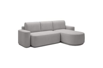 Sektionssoffa Eltap Aurumm 285x92x180 cm - Amore 03, Ljusgrå, Höger - Möbler - Soffa - Bäddsoffa - Bäddsoffa divan
