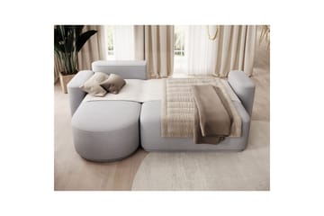 Sektionssoffa Eltap Aurumm 285x92x180 cm - Amore 03, Ljusgrå, Vänster - Möbler - Soffa - Bäddsoffa - Bäddsoffa divan