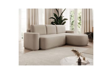 Sektionssoffa Eltap Aurumm 285x92x180 cm - Amore 18, Beige, Höger - Möbler - Soffa - Bäddsoffa - Bäddsoffa divan