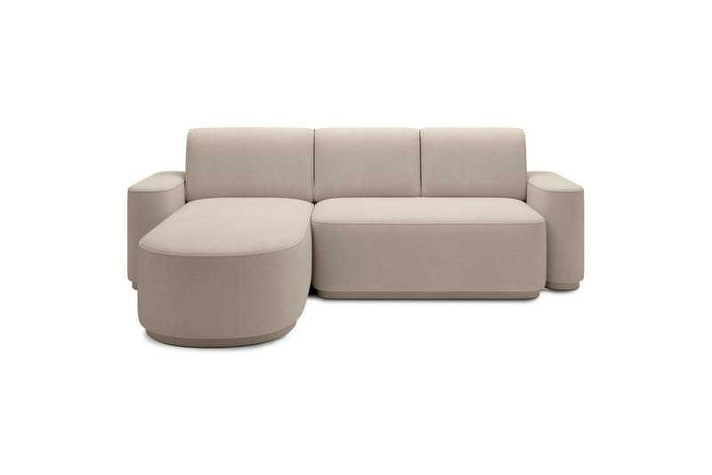 Sektionssoffa Eltap Aurumm 285x92x180 cm, Amore 18, Beige, Vänster