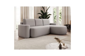 Sektionssoffa Eltap Aurumm 285x92x180 cm - Enjoy 04, Grå, Höger - Möbler - Soffa - Bäddsoffa - Bäddsoffa divan