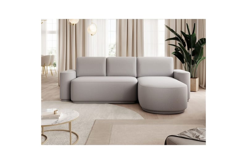 Sektionssoffa Eltap Aurumm 285x92x180 cm - Enjoy 04, Grå, Höger - Möbler - Soffa - Bäddsoffa - Bäddsoffa divan