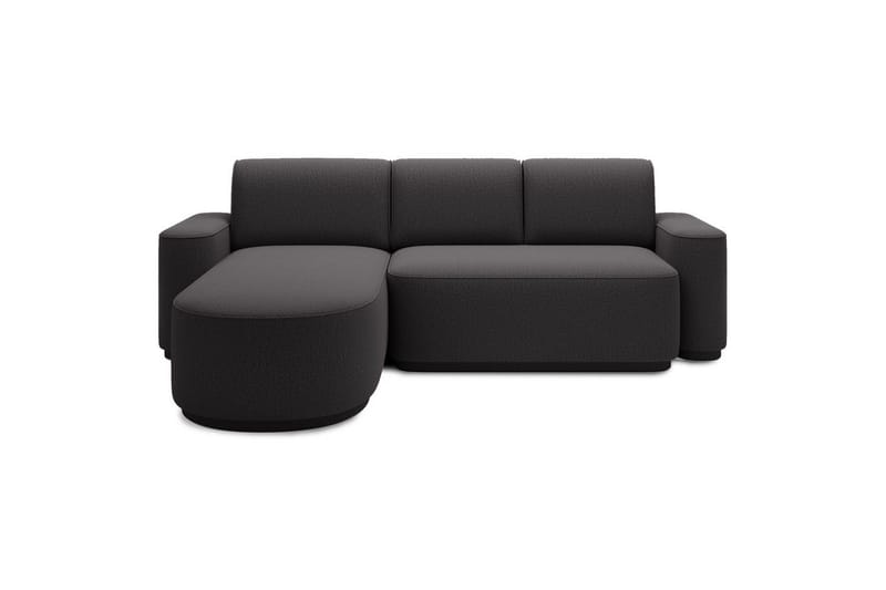 Sektionssoffa Eltap Aurumm 285x92x180 cm, Enjoy 05, Mörkgrå, Vänster