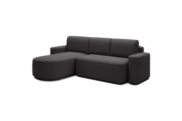 Sektionssoffa Eltap Aurumm 285x92x180 cm - Enjoy 05, Mörkgrå, Vänster - Möbler - Soffa - Bäddsoffa - Bäddsoffa divan