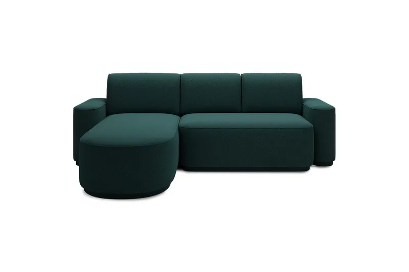 Sektionssoffa Eltap Aurumm 285x92x180 cm, Enjoy 35, Grön, Vänster