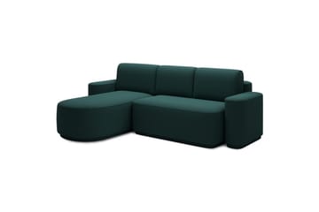 Sektionssoffa Eltap Aurumm 285x92x180 cm - Enjoy 35, Grön, Vänster - Möbler - Soffa - Bäddsoffa - Bäddsoffa divan