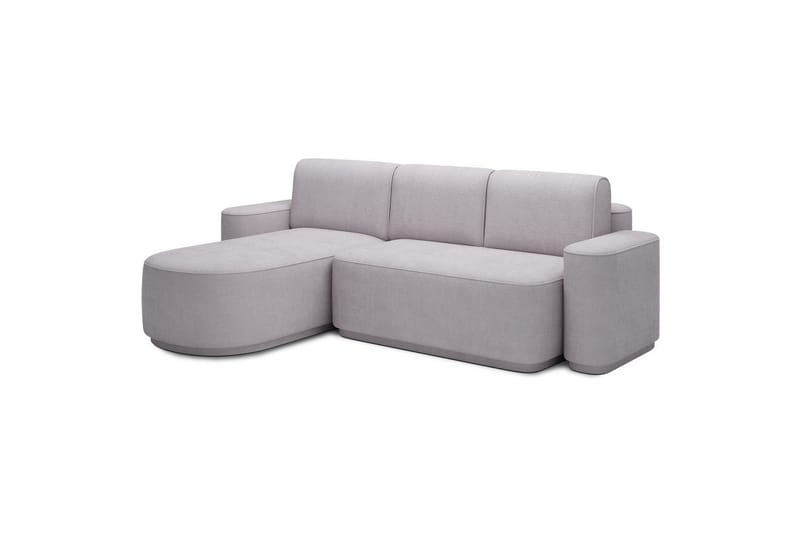 Sektionssoffa Eltap Aurumm 285x92x180 cm - Touch 03, Ljusgrå, Vänster - Möbler - Soffa - Bäddsoffa - Bäddsoffa divan
