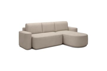 Sektionssoffa Eltap Aurumm 285x92x180 cm - Touch 18, Beige, Höger - Möbler - Soffa - Bäddsoffa - Bäddsoffa divan
