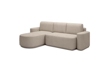 Sektionssoffa Eltap Aurumm 285x92x180 cm - Touch 18, Beige, Vänster - Möbler - Soffa - Bäddsoffa - Bäddsoffa divan