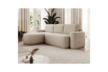 Sektionssoffa Eltap Aurumm 285x92x180 cm - Touch 18, Beige, Vänster - Möbler - Soffa - Bäddsoffa - Bäddsoffa divan