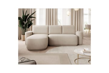 Sektionssoffa Eltap Aurumm 285x92x180 cm - Touch 18, Beige, Vänster - Möbler - Soffa - Bäddsoffa - Bäddsoffa divan