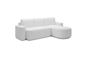 Sektionssoffa Eltap Aurumm 285x92x180 cm - Paolli 01 Vit, Höger - Möbler - Soffa - Bäddsoffa - Bäddsoffa divan