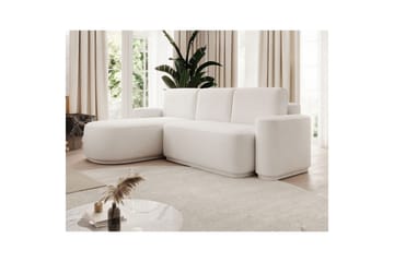 Sektionssoffa Eltap Aurumm 285x92x180 cm - Paolli 01 Vit, Vänster - Möbler - Soffa - Bäddsoffa - Bäddsoffa divan