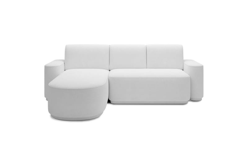Sektionssoffa Eltap Aurumm 285x92x180 cm, Paolli 01 Vit, Vänster