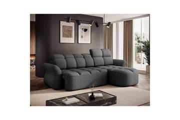 Sektionssoffa Eltap Beneth 301x115x185 cm - Breona 04, Grå, Höger - Möbler - Soffa - Bäddsoffa - Bäddsoffa divan