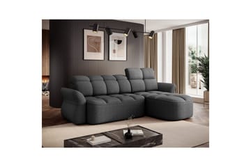 Sektionssoffa Eltap Beneth 301x115x185 cm - Breona 04, Grå, Höger - Möbler - Soffa - Bäddsoffa - Bäddsoffa divan