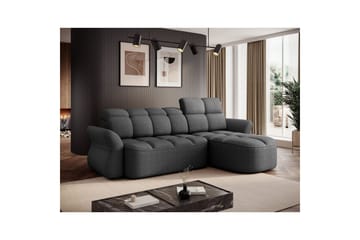 Sektionssoffa Eltap Beneth 301x115x185 cm - Breona 04, Grå, Höger - Möbler - Soffa - Bäddsoffa - Bäddsoffa divan